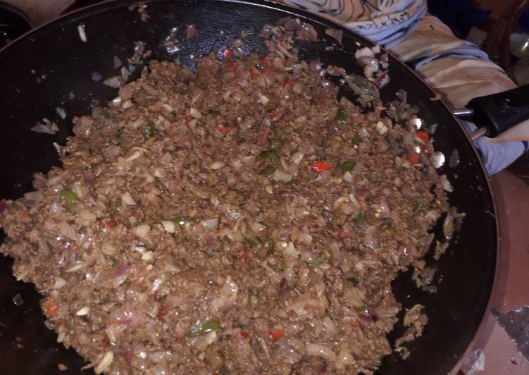 Recipe of Speedy Minced meat fillings