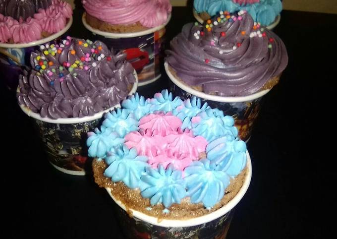 Cara membuat CupCake buttercake 2 telur simple,enak&irit Cara membuat CupCake buttercake 2 telur simple,enak&irit