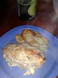 Una foto de Pechugas de pollo rellenas