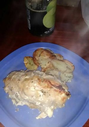 Una foto de Pechugas de pollo rellenas