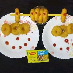 A picture of Crispy rice flour ring.