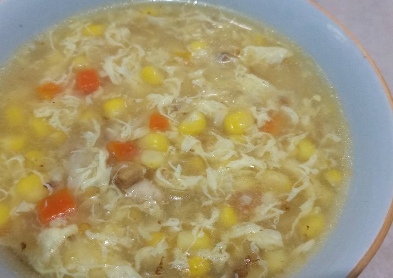 Sup Jagung Ayam Udang