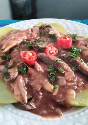 Una foto de Guiso de Sardinas entomatadas👍🇵🇪