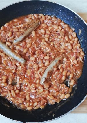 Hagymás bab recept fotója