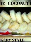 Homemade coconut biscuits bakery style