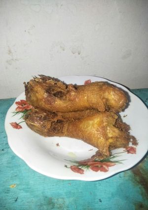 Foto resep Kepala Ayam goreng bumbu kuning