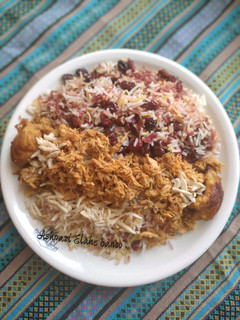 عکسی از دستور آلبالو پلو