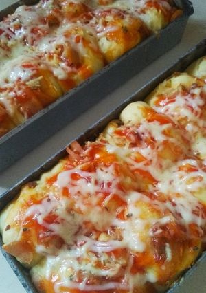 Foto resep Pizza roll bread