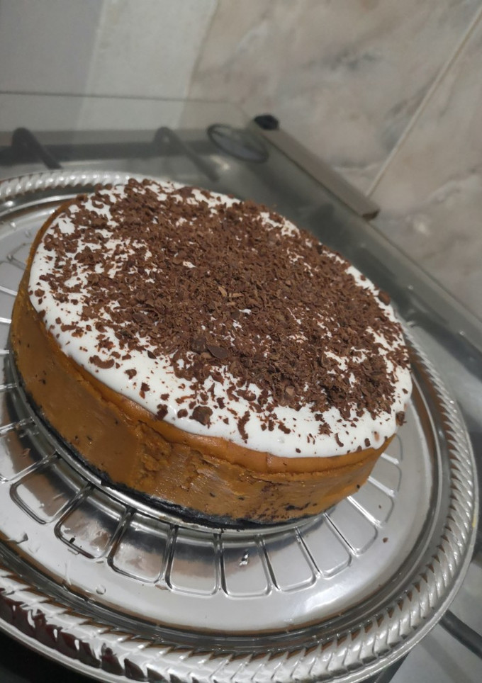 Una foto de Cheesecake de dulce de leche