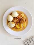 Kentang Tahu Telur Kuah Santan