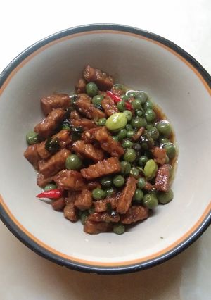 Foto resep Oseng tempe pete Leunca