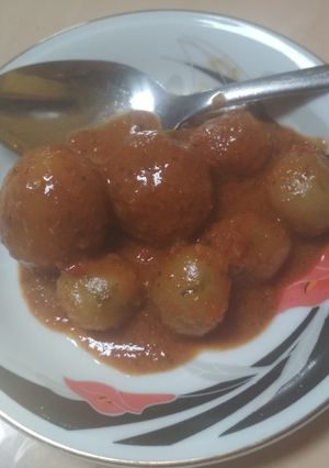 Foto resep Cilok telur bumbu kacang request calon suami
