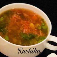A picture of Italian Orzo Soup.