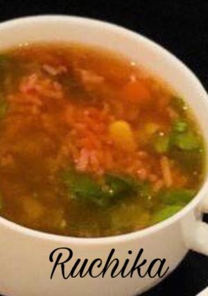 A picture of Italian Orzo Soup.