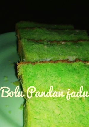 Foto resep Bolu Pandan (no pengembang)