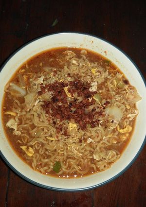 Foto resep Mie Dok Dok Pedas