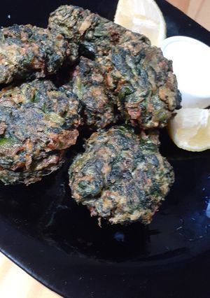 Una foto de Buñuelos de acelga
