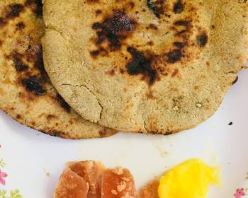 Ultimate, Prepare Bajra ki roti Gud ghee ke saath Practical Delicious