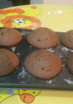 Una foto de Cupcakes de Chocolate y Limón