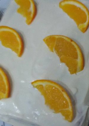 صورة لوصفة كيك الحمضيات