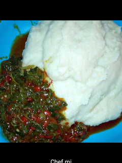 A picture of Moringa soup.