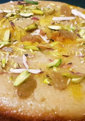A picture of Butterscotch Fruit cake recipe.