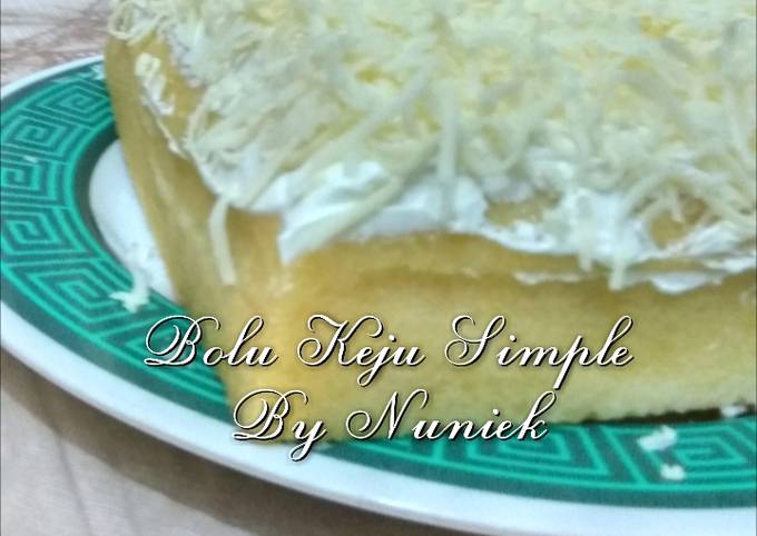 Resep Bolu keju so simple Anti Gagal