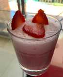 Postre de fresa casero y saludable