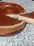 Tarta de queso crema con glaseado de miel(Sin Gluten)