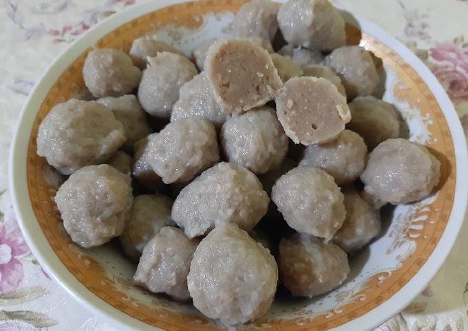 Resep Bakso Daging Sapi ala abang gerobak, Lezat Sekali