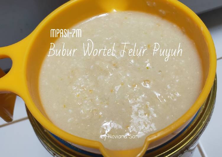 Resep Terbaru Bubur Wortel Telur Puyuh Yummy Mantul