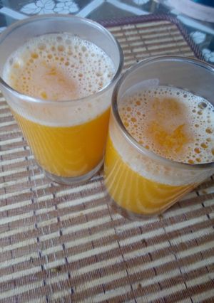 Una foto de Exquisito jugo de ahuaymanto o capuli