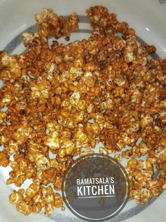 Caramel popcorn ainihin hoton girkin