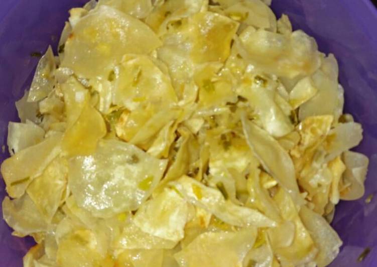 Resep Keripik keladi/talas asin yang Lezat Sekali