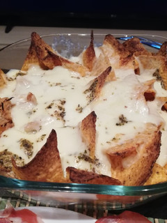 Una foto de Nachos con pulled pork