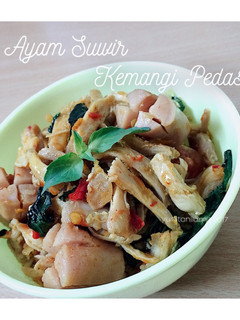 Foto resep Ayam Suwir Kemangi Pedas
