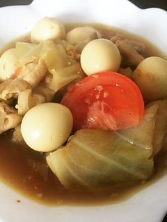 Foto resep Tongseng Ayam Telur Puyuh