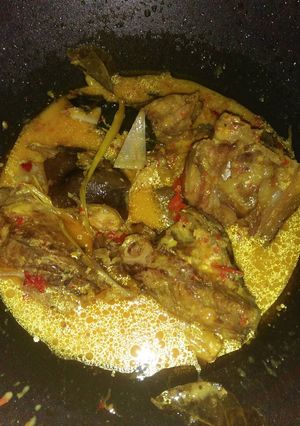 Foto resep Kepala Ikan Kakap Kuah Kuning