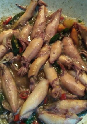 Foto resep Tumis cumi asin