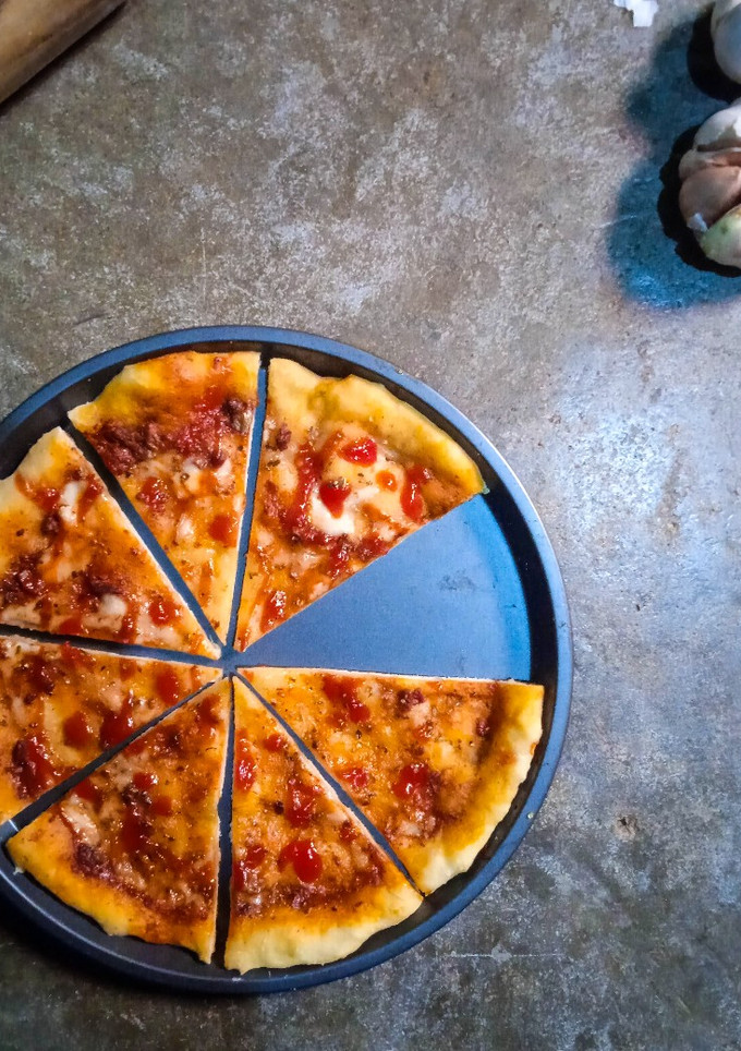 Foto resep Pizza homemade (Thin)