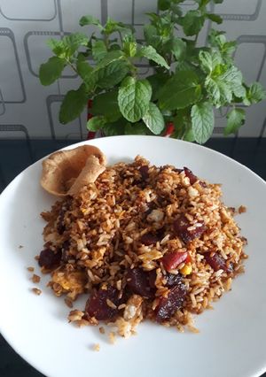 Foto resep Nasi goreng sosis