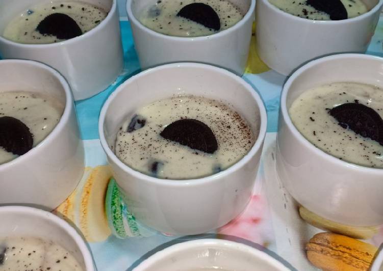 La Délicieuse Recette du Dessert au chocolat blanc et oreo