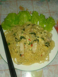 Foto resep Pasta aglio olio. #pr pasta