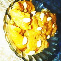 A picture of Soji Ka halwa.