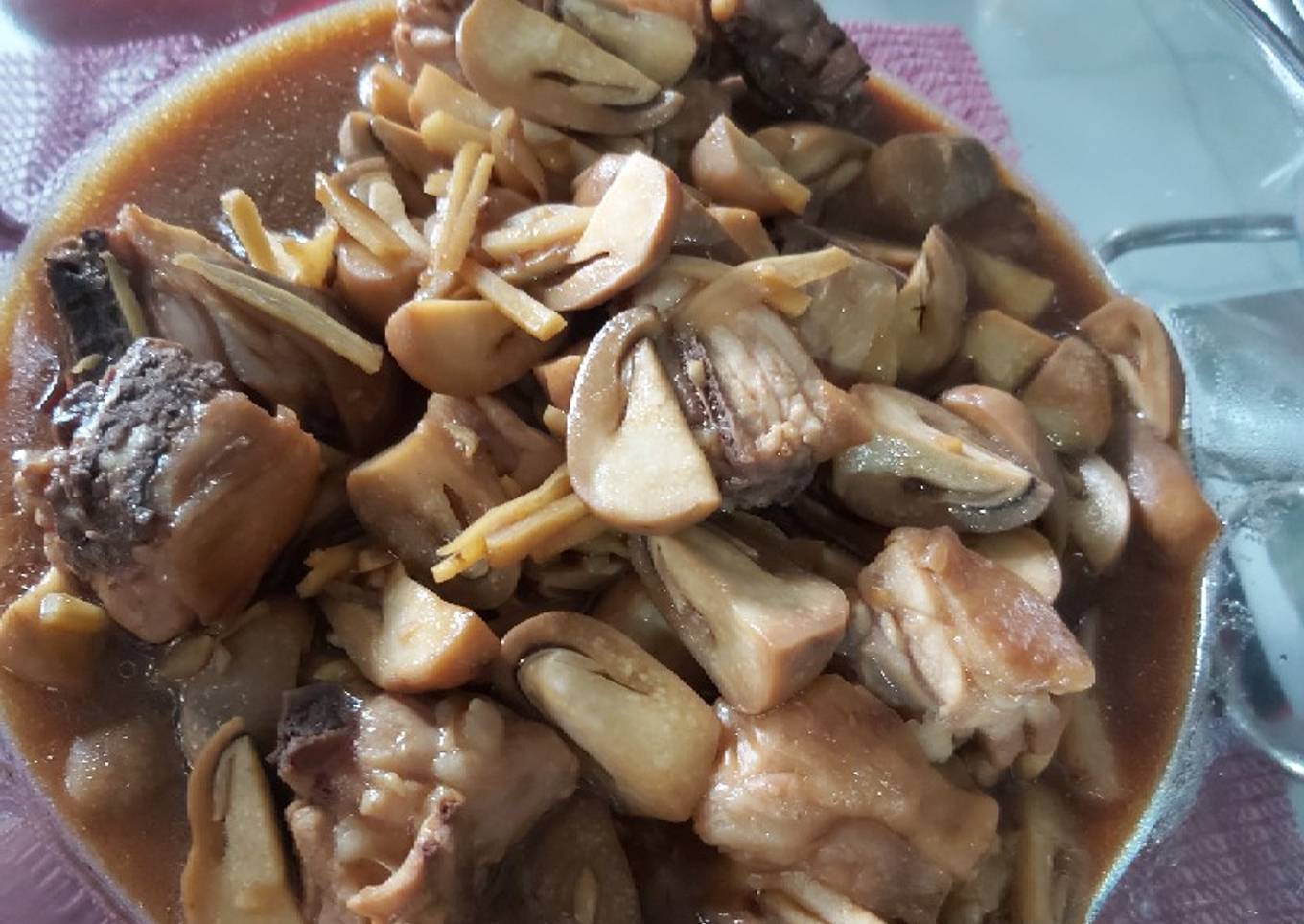 Tumis Ayam masak jahe