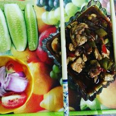 A picture of Chicken Manchurian.
