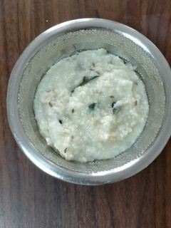 A picture of Kodo Millet Pongal.