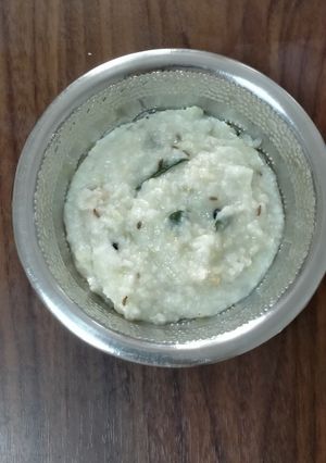 A picture of Kodo Millet Pongal.