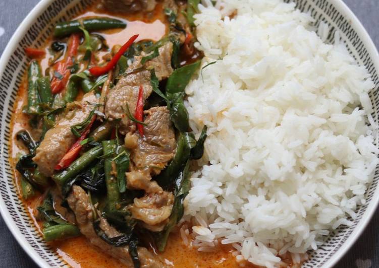 Wednesday Fresh Panang beef curry แพนงเนื้อ 🥩 🍛