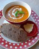 Parsnip,carrot and tomato soup